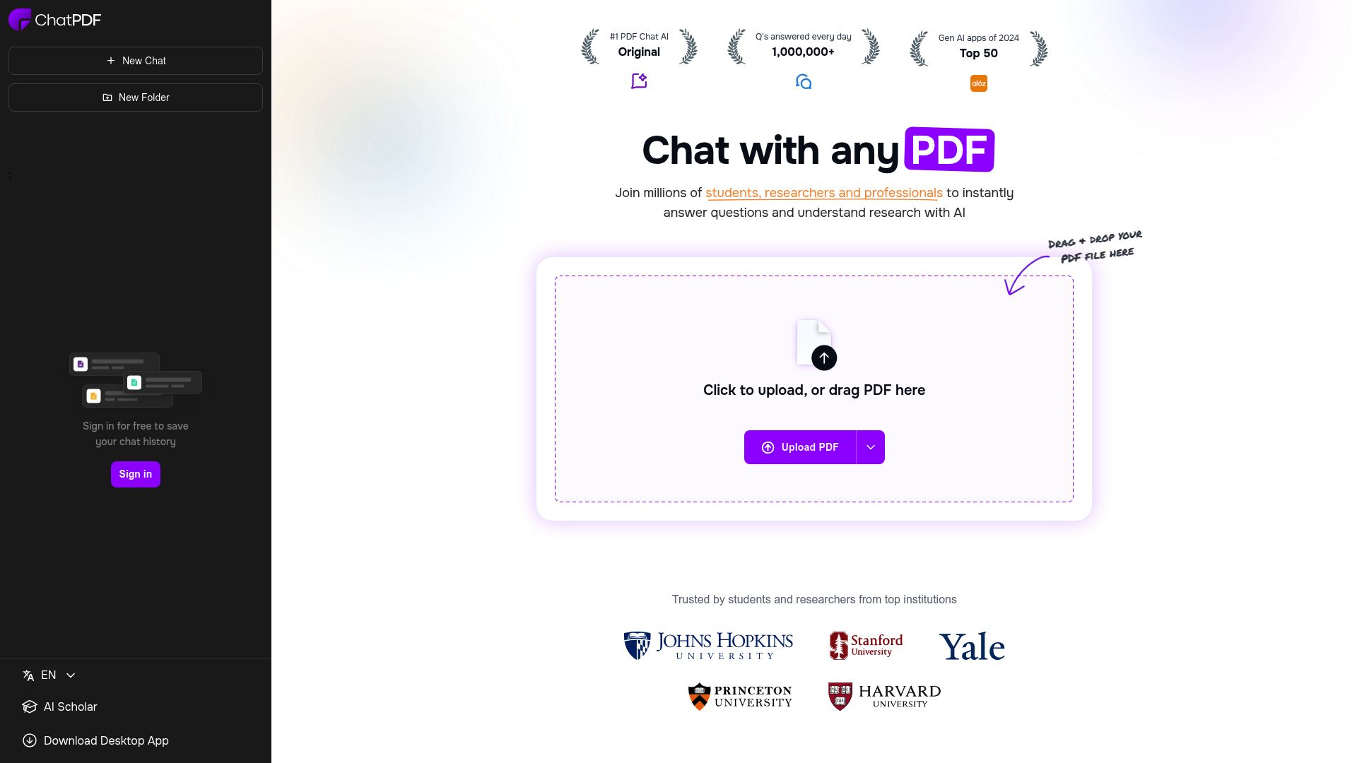 ChatPDF AI  - AI Productivity AI Tool